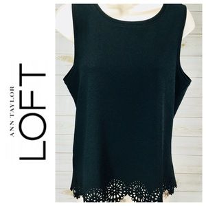 LOFT laser cut blouse